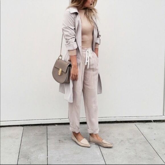 Aritzia Pants - Aritzia Wilfred 100% Silk Marais Pant Sz XS